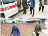 省第三荣军医院护送荣军回家探亲